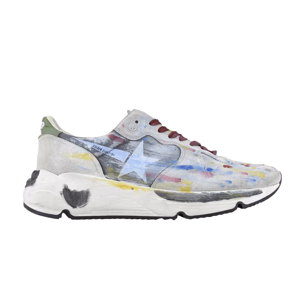 Golden Goose Running Sole Sneaker Paint Drip