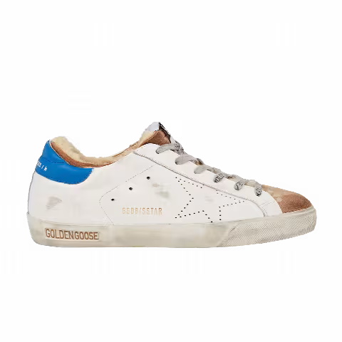 Golden Goose Wmns Superstar 'White Tobacco Blue'