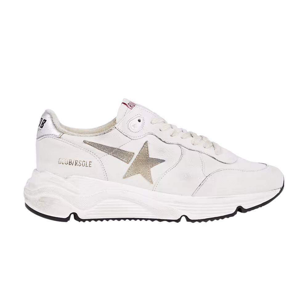 Golden Goose Women's Running Sole White Taupe