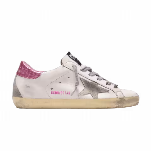 Golden Goose Wmns Superstar 'White Fuchsia Lizard'