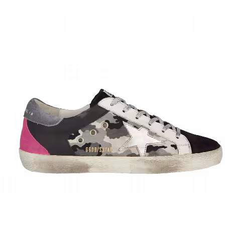 Golden Goose Wmns Superstar Double Quarter 'Black Camo'