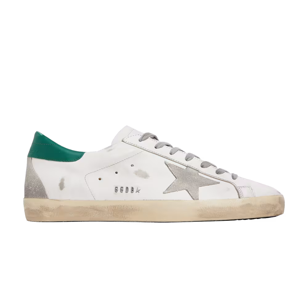 Golden Goose Superstar White Green