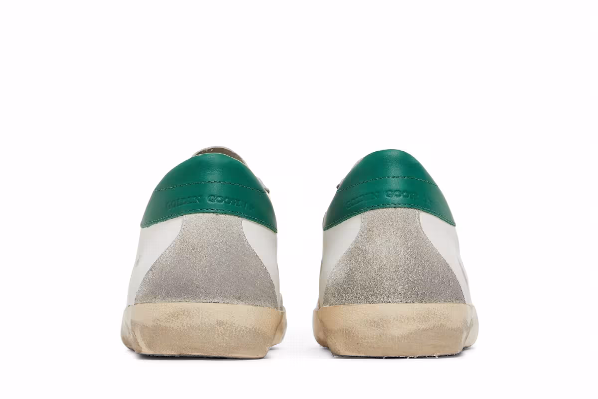 Golden Goose Superstar White Green, view 7