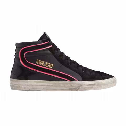Golden Goose Slide Sneaker 'Black Pink Fluorescent'