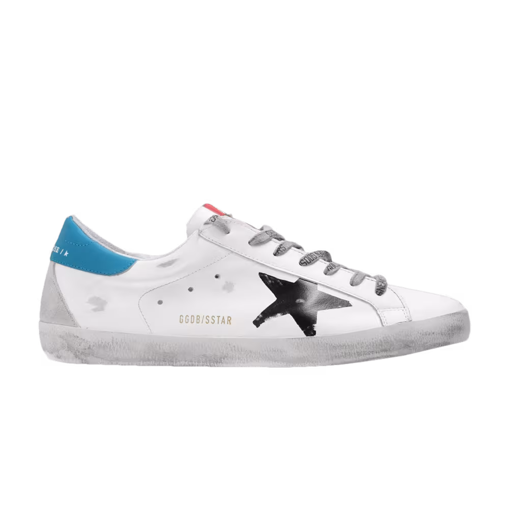 Golden Goose Superstar White Petrol