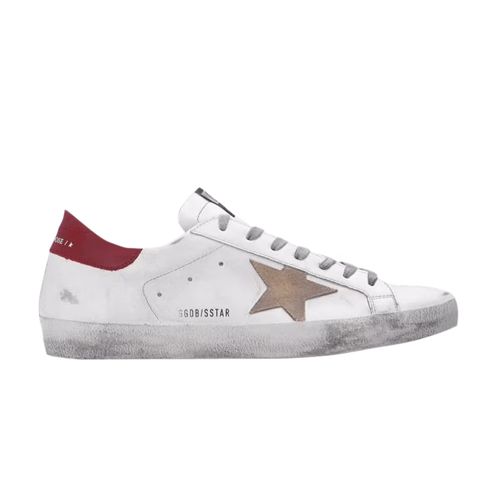 Golden Goose Superstar White Bordeaux