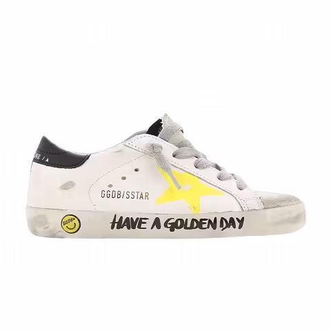 Golden Goose Superstar Kids 'White Yellow'