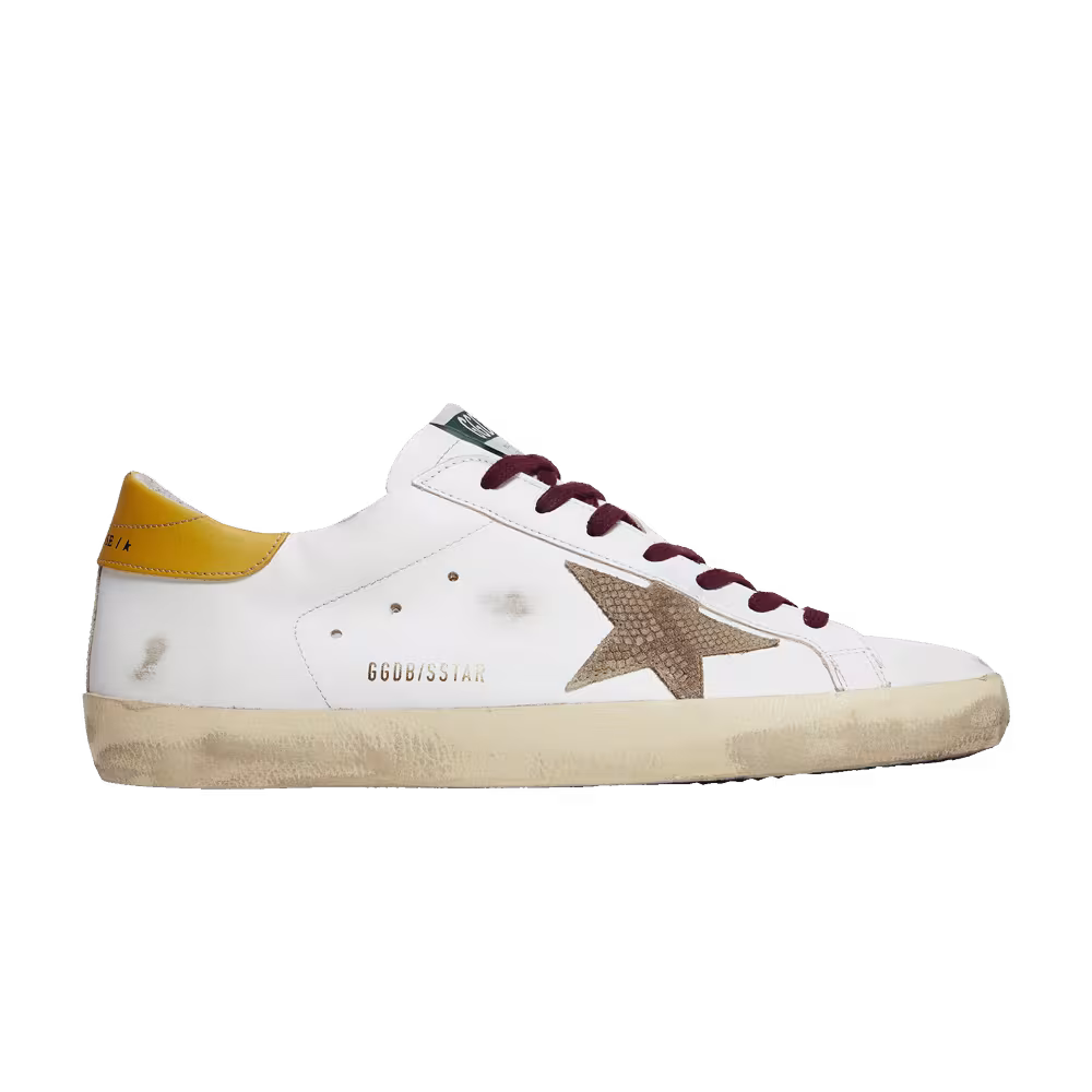 Golden Goose Superstar White Yellow