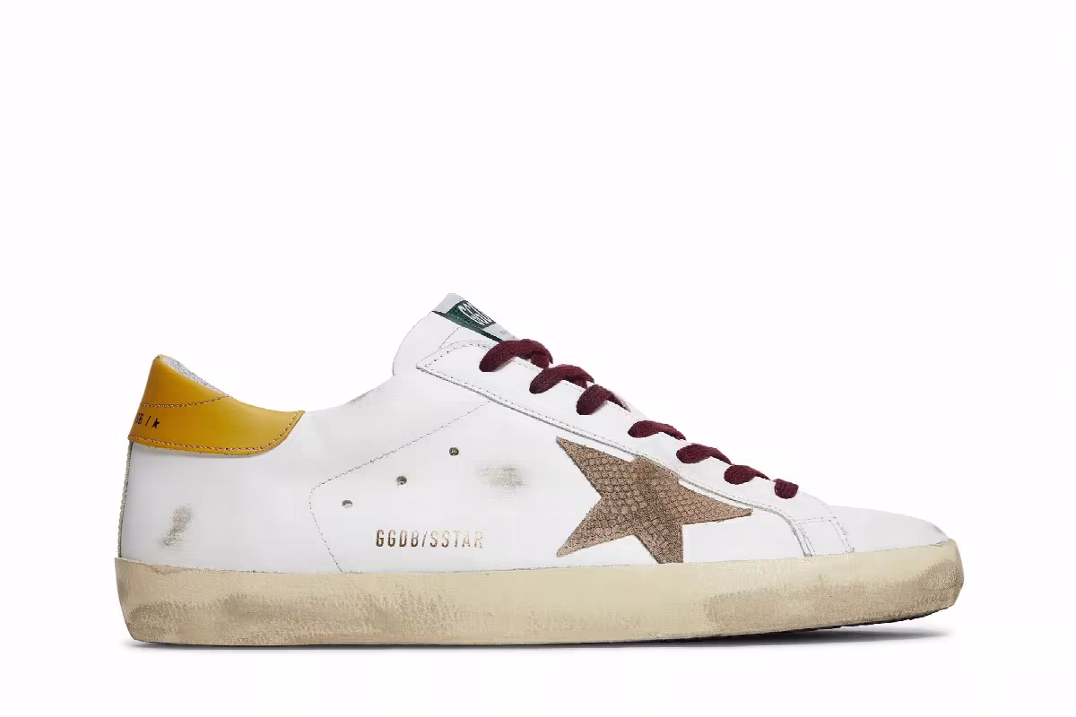 Golden Goose Superstar White Yellow, view 2