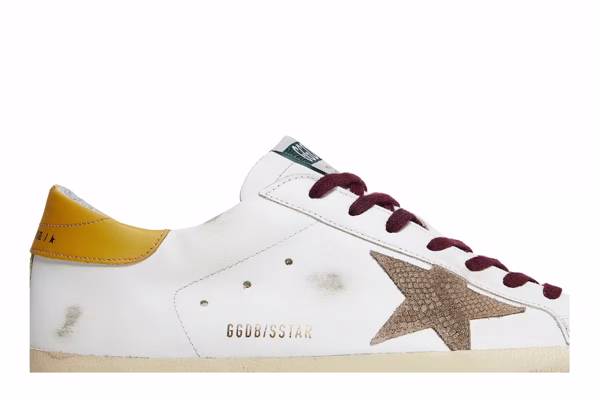 Golden Goose Superstar White Yellow, view 3