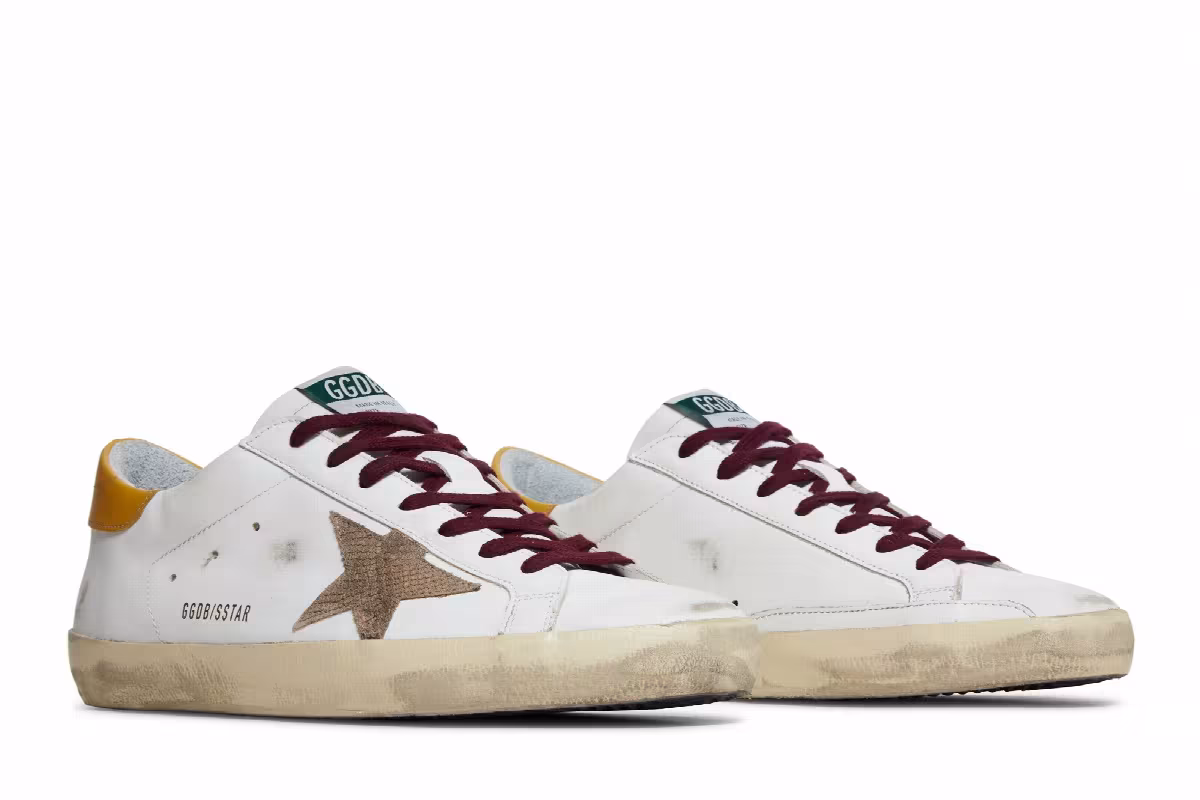 Golden Goose Superstar White Yellow, view 9