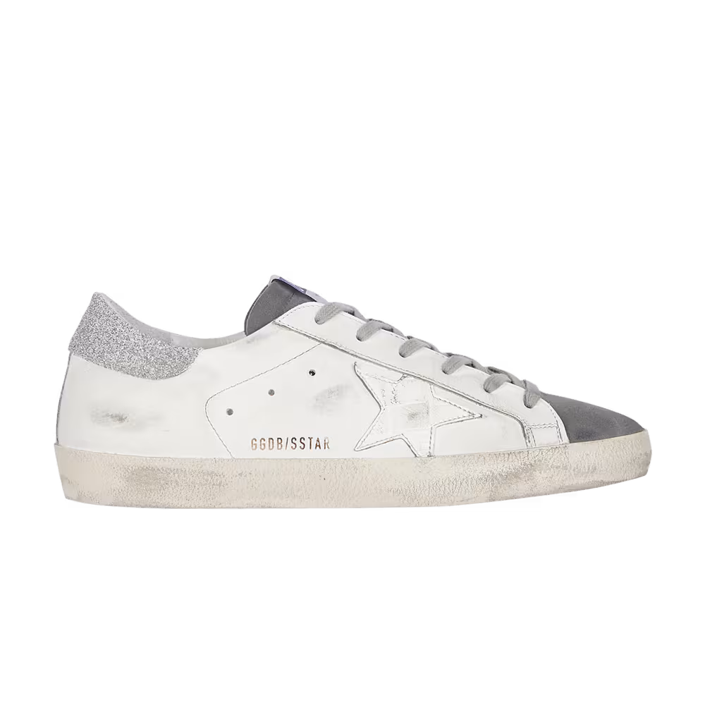 Golden Goose Women's Superstar White Silver