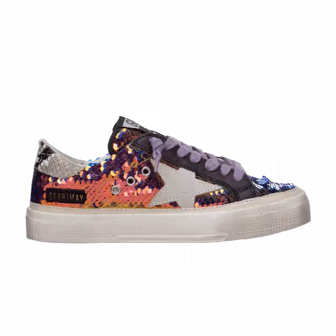 Golden Goose Wmns May 'Sequin Snake Print'