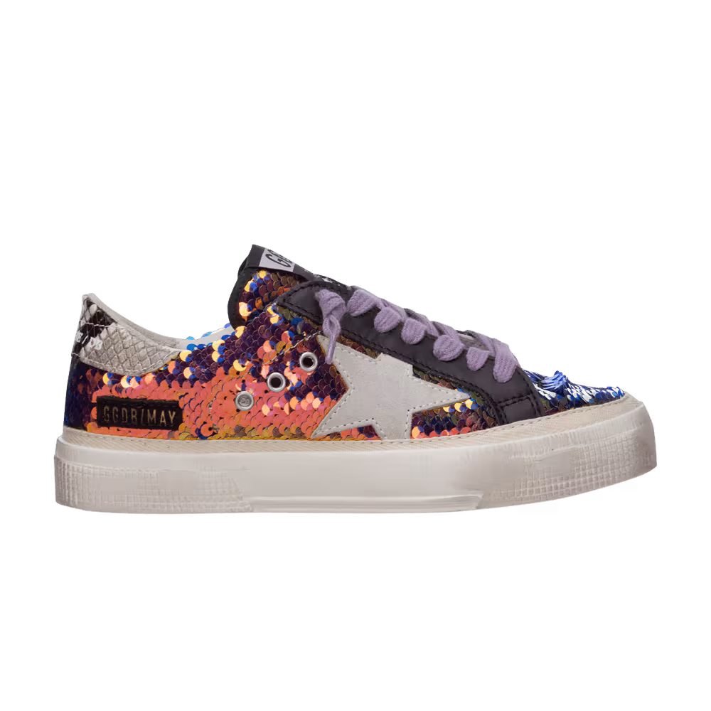 Golden Goose Women's May Sequin Snake Print