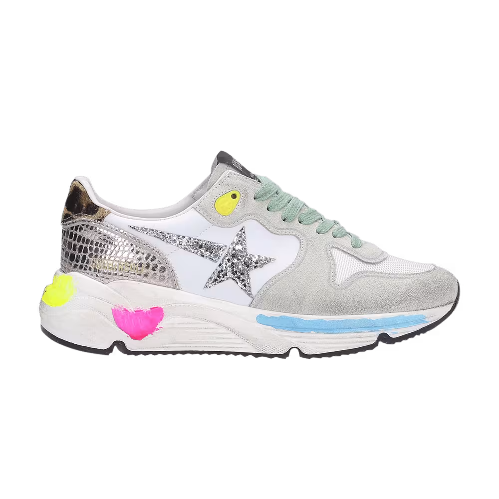 Golden Goose Women's Running Sole Multi Animal Print