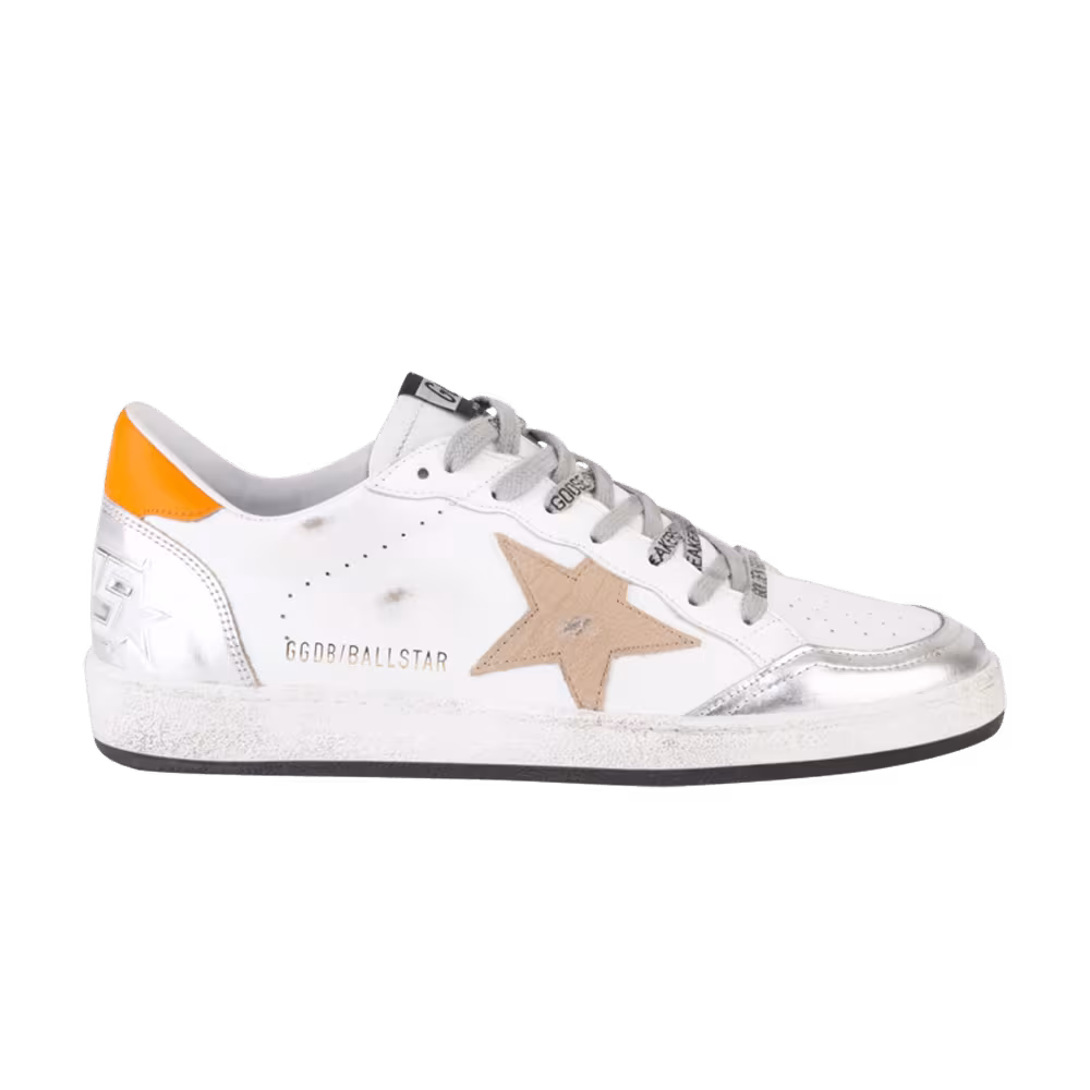 Golden Goose Superstar White Silver