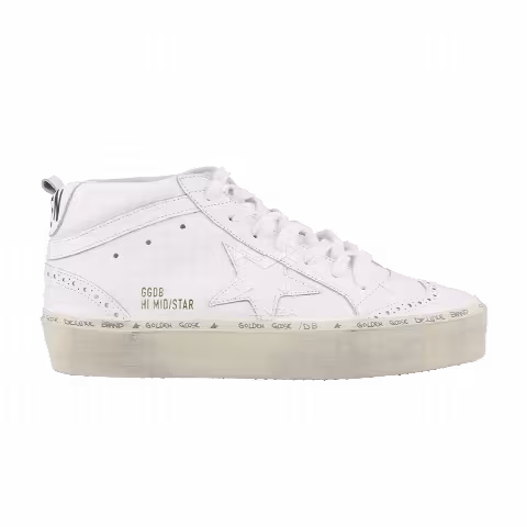 Golden Goose Hi Mid Star 'White'