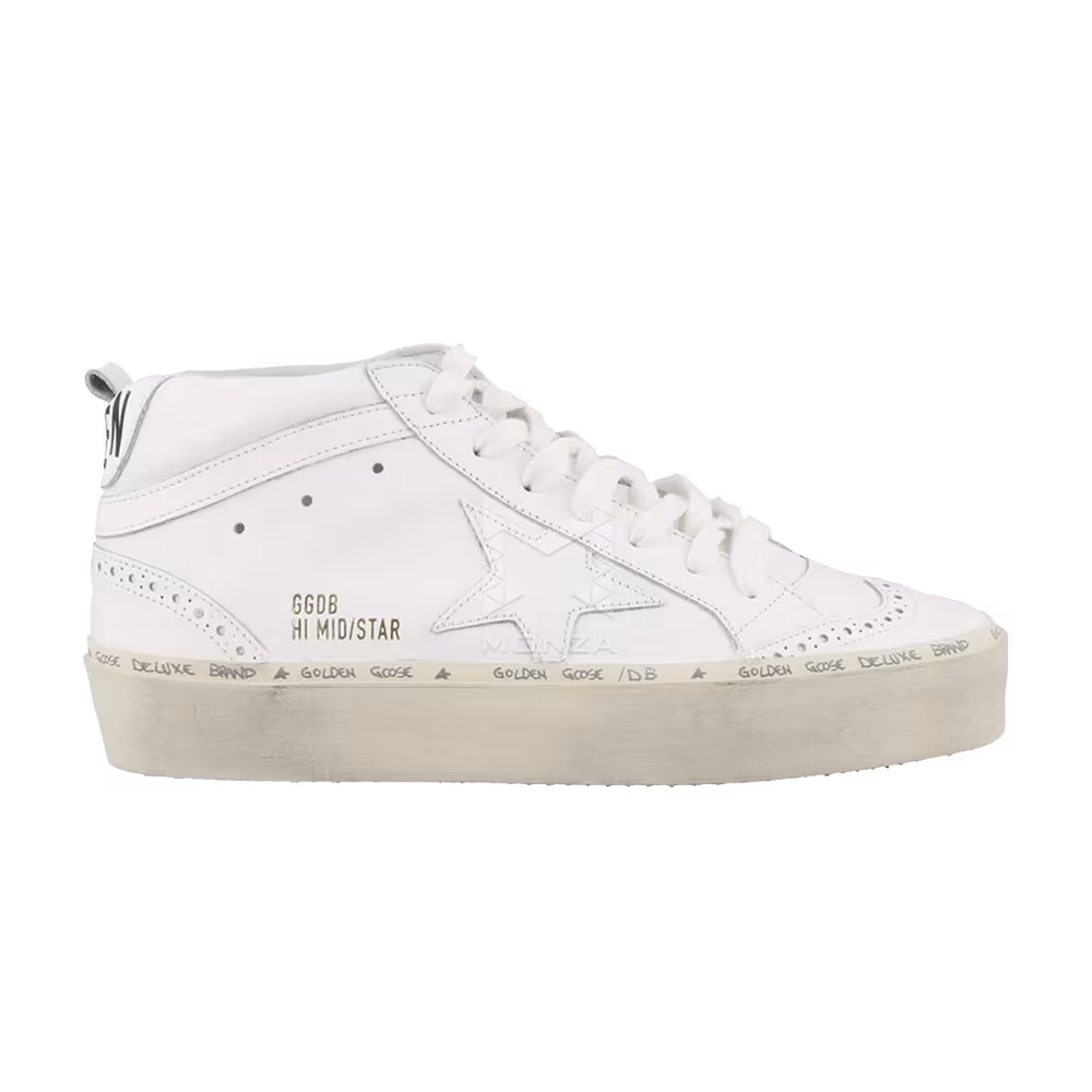 Golden Goose Hi Mid Star White