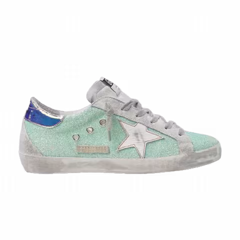 Golden Goose Wmns Superstar Sneaker 'Blue Glitter'