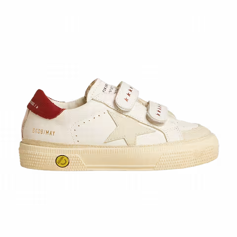 Golden Goose May Kids 'White Light Beige Red'