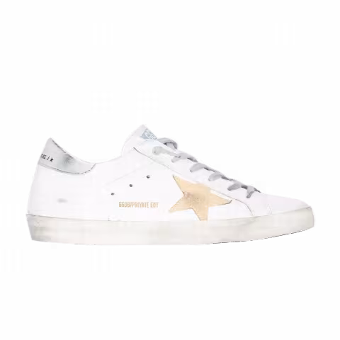Golden Goose Wmns Superstar 'White Sand Silver'