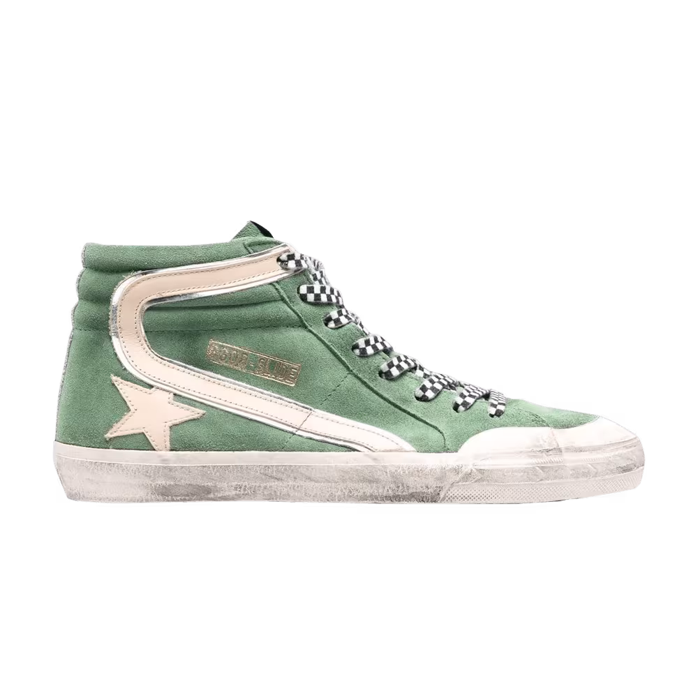 Golden Goose Slide Penstar Classic Sneaker Wood Green