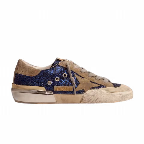 Golden Goose Wmns Superstar 'Blue Glitter'