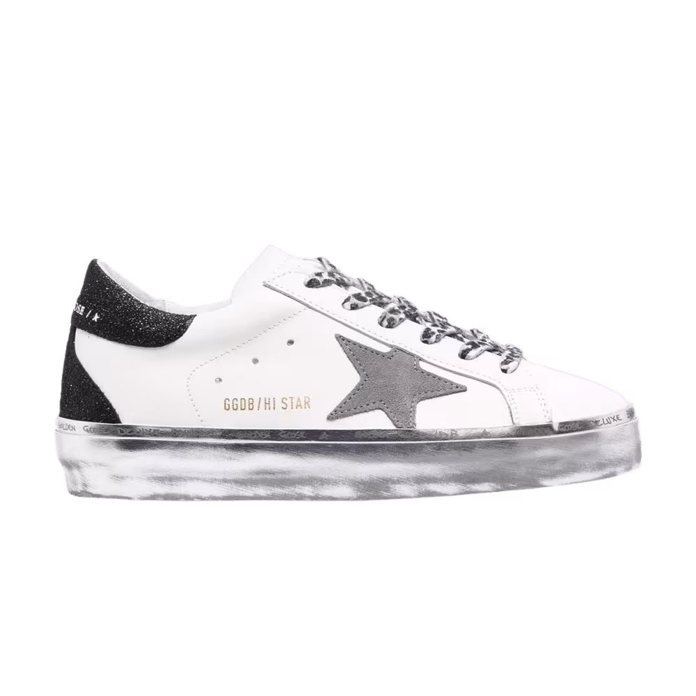 Golden Goose Women's Hi Star White Dark Grey