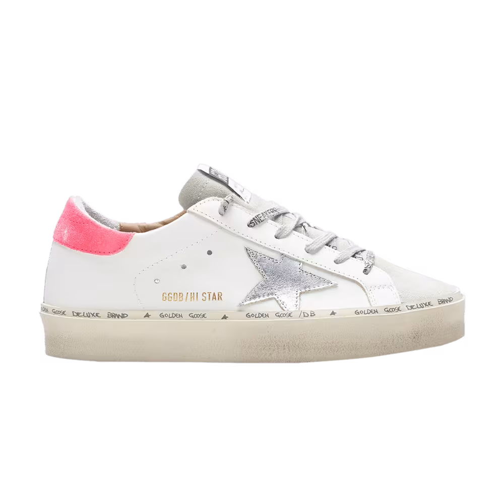 Golden Goose Women's Hi Star White Lobster Fluorescent