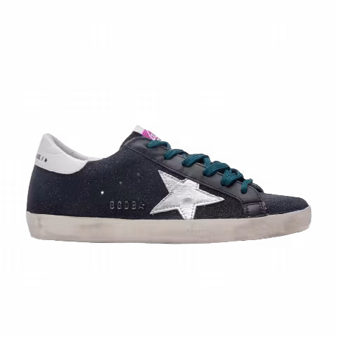 Golden Goose Wmns Superstar 'Black Silver'