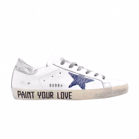 Golden Goose Wmns Superstar Distressed 'Sketch - Paint Your Love'