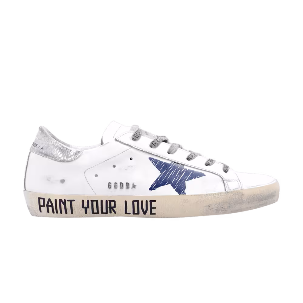 Golden Goose Women's Superstar Distressed Sketch - Paint Your Love