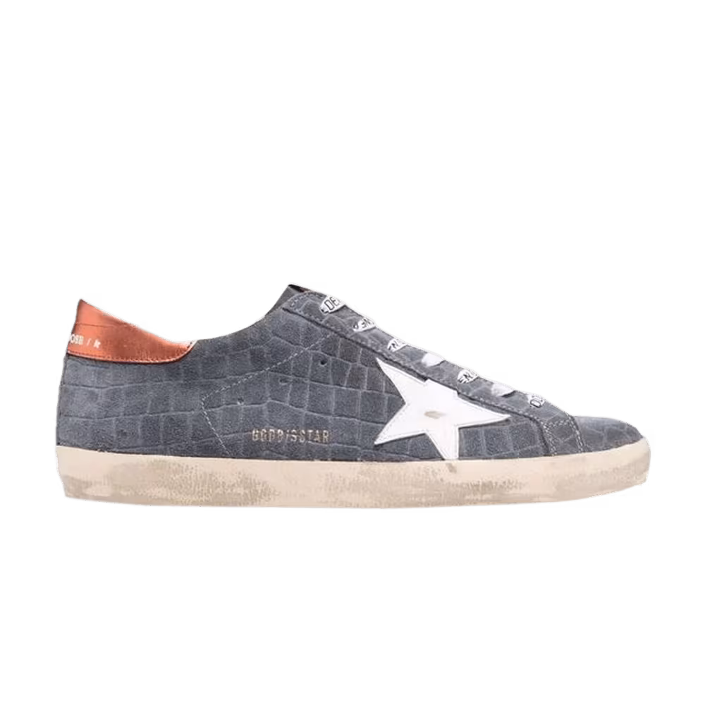 Golden Goose Superstar Croco Grey