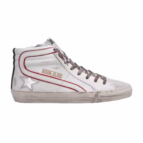 Golden Goose Slide Sneaker 'White Red'