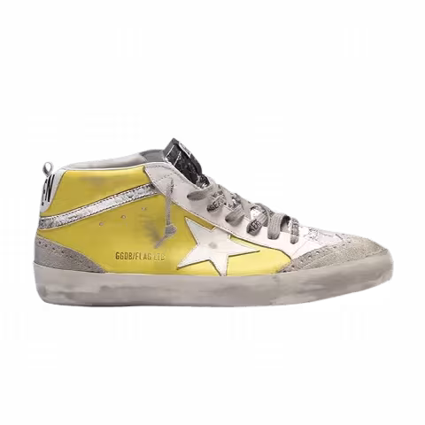 Golden Goose Mid Star 'Yellow Grey'