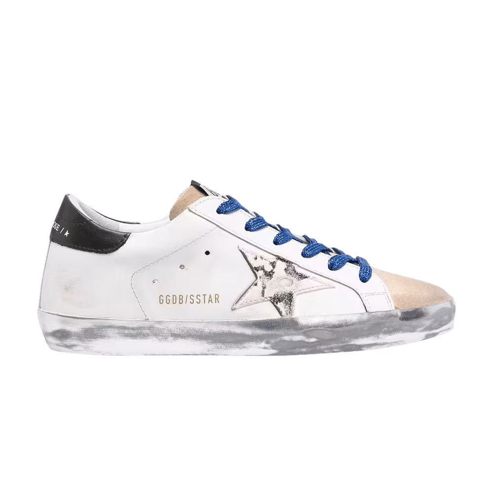 Golden Goose Women's Superstar Python Print Star - Cappuccino