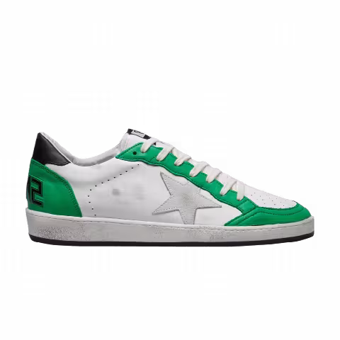 Golden Goose Ball Star Low 'White Green'