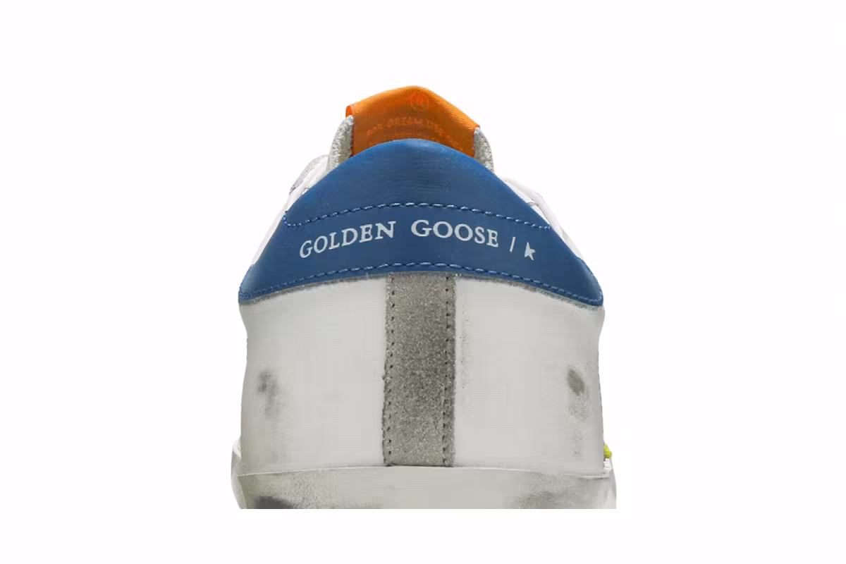 Golden Goose Superstar White Blue Yellow, view 8