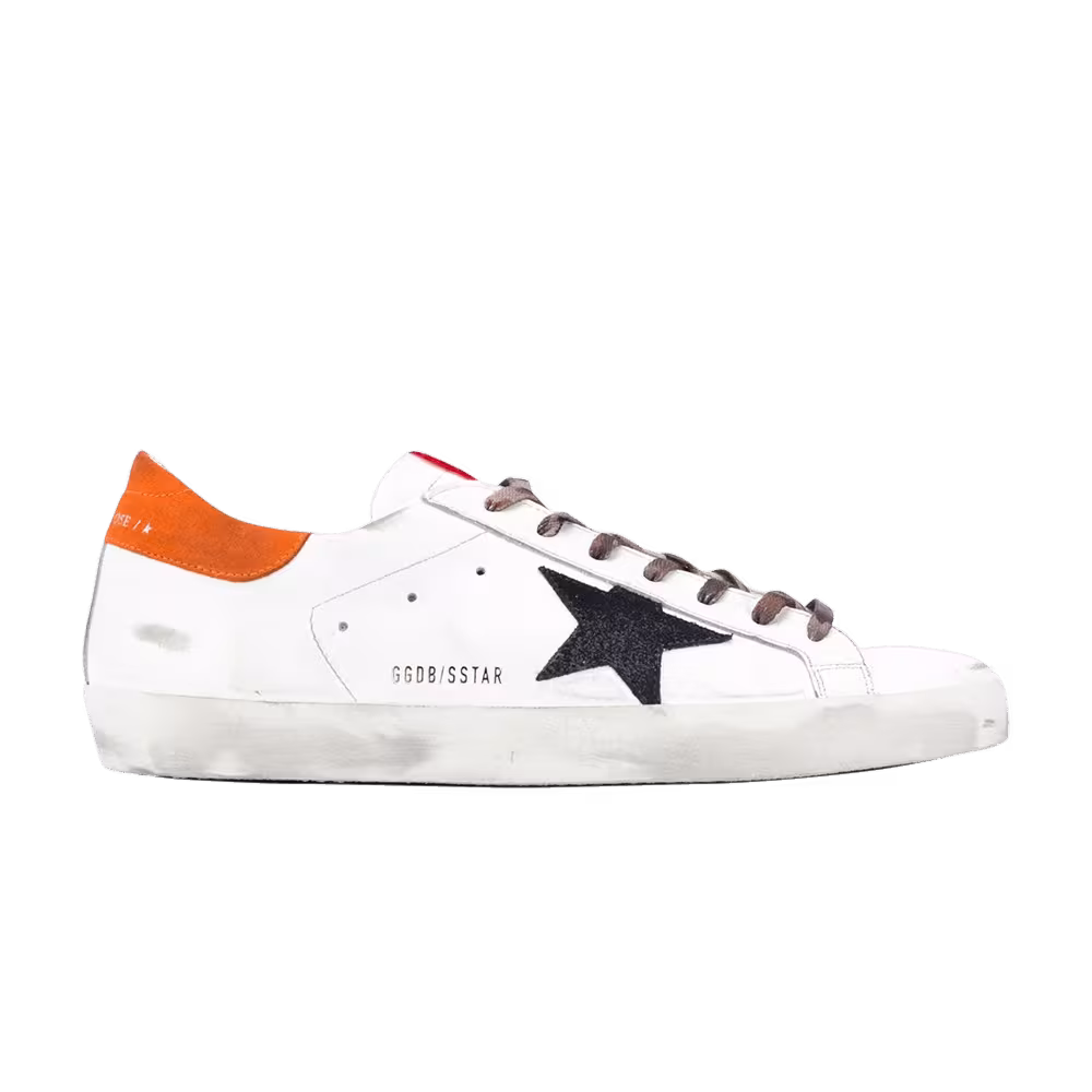 Golden Goose Superstar White Orange
