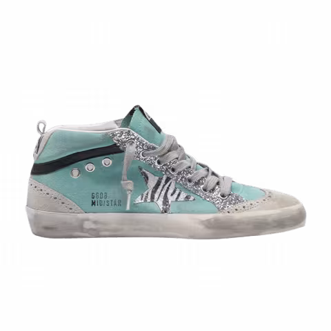 Golden Goose Wmns Mid Star 'Zebra Print'