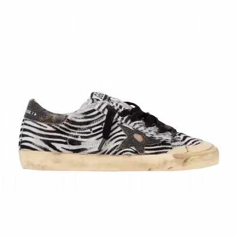 Golden Goose Wmns Superstar 'Black Zebra'