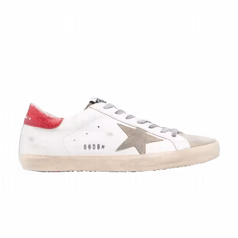 Golden Goose Superstar 'White Taupe Red'