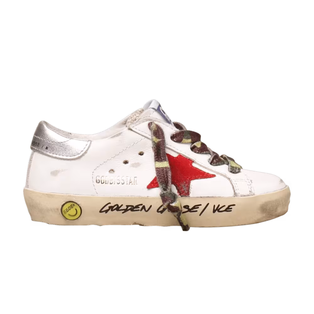 Golden Goose Superstar Infant White Red