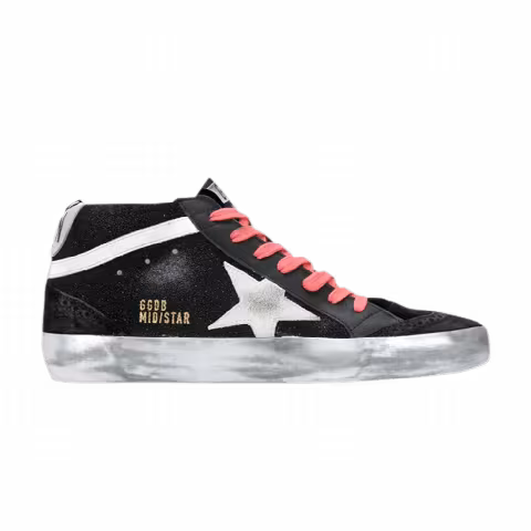 Golden Goose Wmns Mid Star 'Wave Sparkle - Black'
