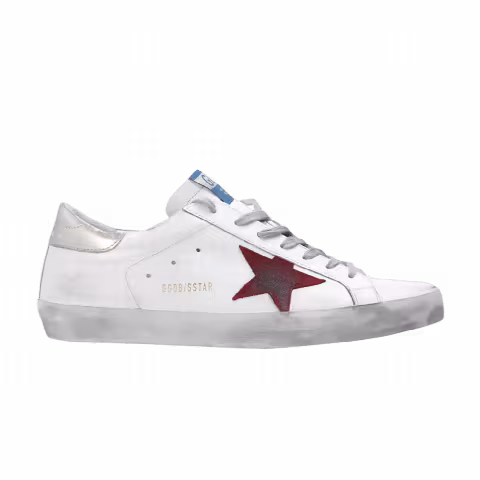 Golden Goose Superstar 'White Dark Red'