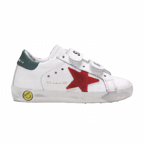 Golden Goose Superstar Old School Kids 'White Red'