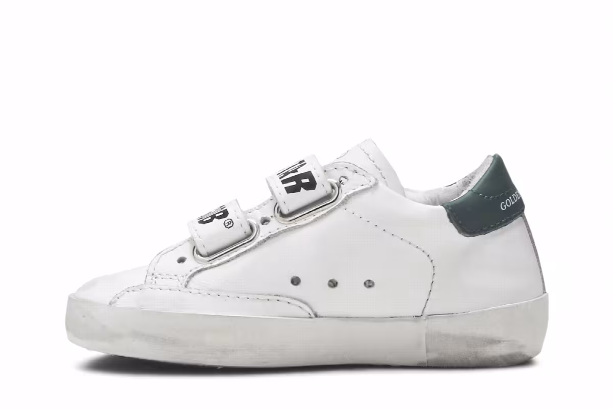 Golden Goose Superstar Old School Kids White Red, view 4