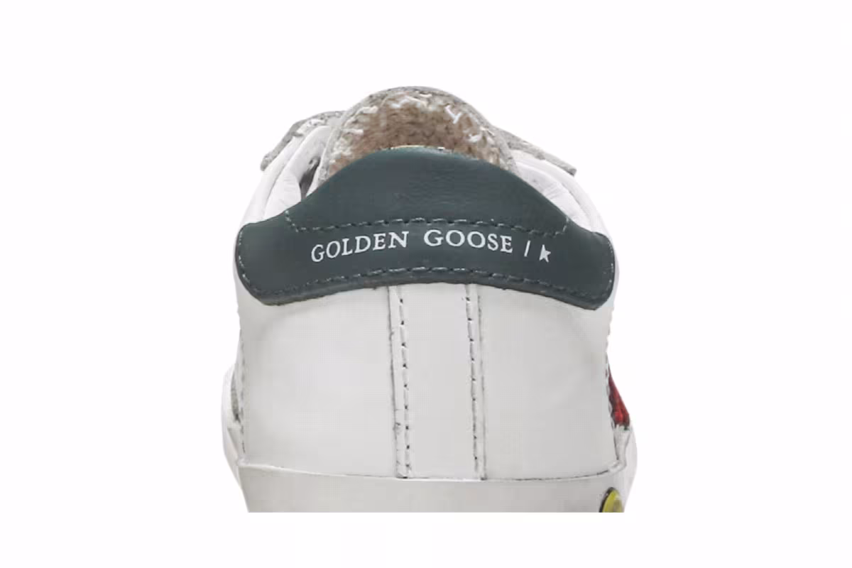 Golden Goose Superstar Old School Kids White Red, view 8