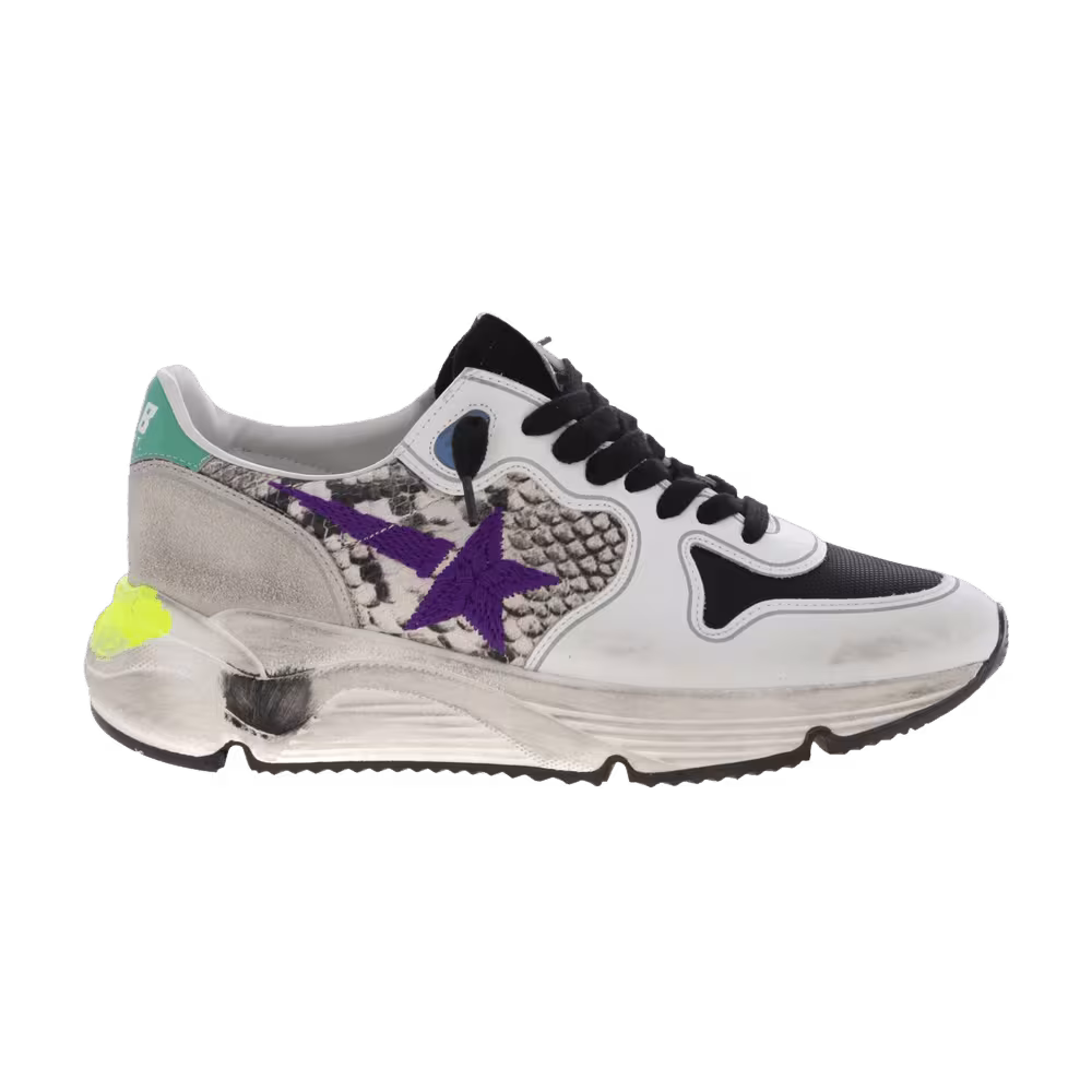 Golden Goose Women's Running Sole Natural Snake
