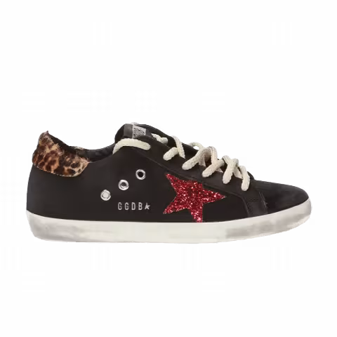 Golden Goose Wmns Superstar 'Black Red'
